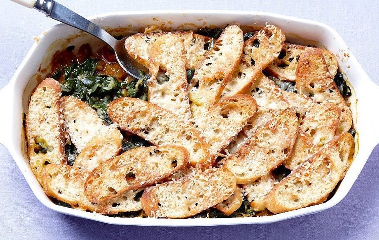 Batata de Parmesao com Acelga Arco-iris