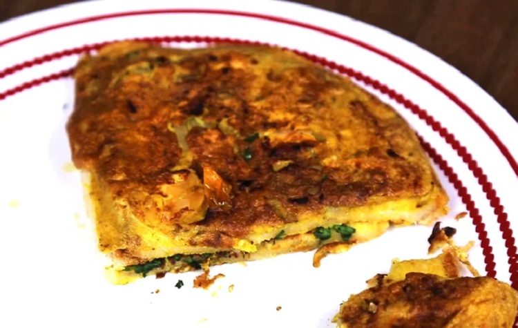 Omelete de Pão Estilo Dhaba