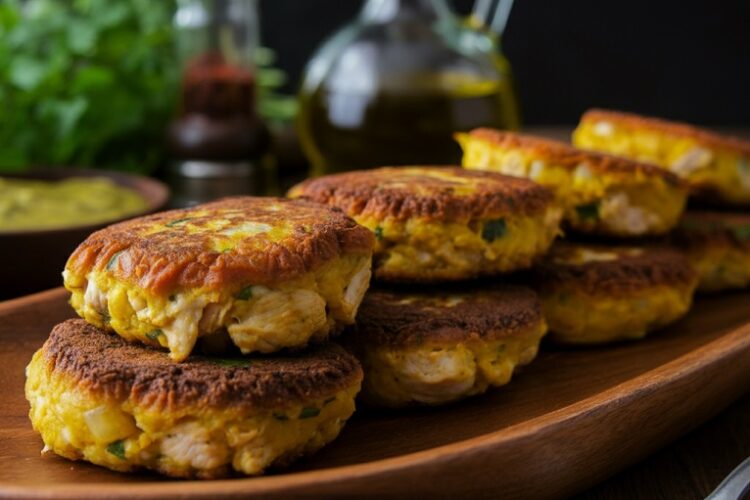 Bolinhos de Batata-Doce e Frango