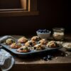 Muffins de Aveia e Mirtilo para o Café da Manhã