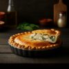 Torta de Frango com Catupiry e Espinafre