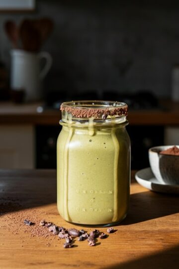 Smoothie de Abacate com Cacau e Mel