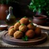 Bolinho de Carne Moída Frito