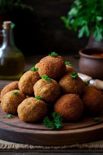 Bolinho de Carne Moída Frito