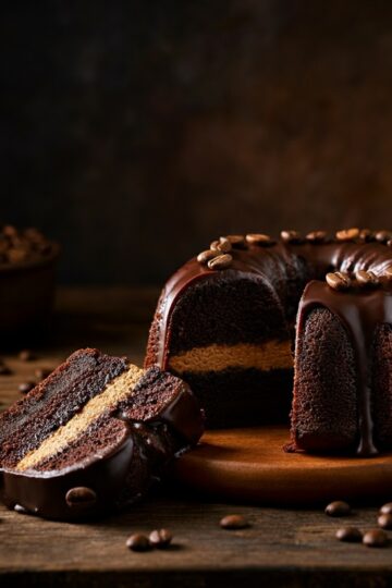 Bolo de Chocolate com Café