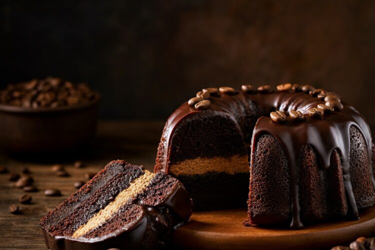 Bolo de Chocolate com Café