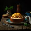 Escondidinho de Frango com Purê de Mandioca
