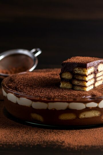 Pavê de Chocolate com Bolacha Maisena